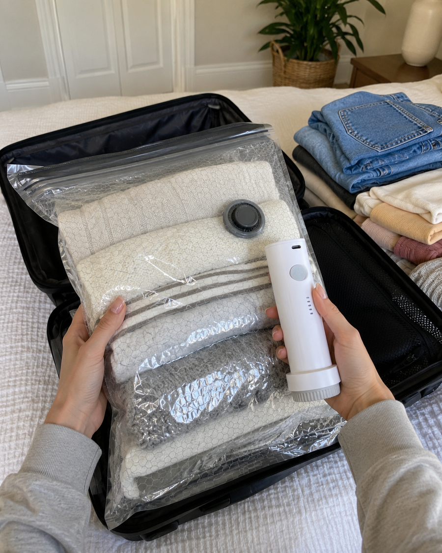 Perfect for family travel packing.